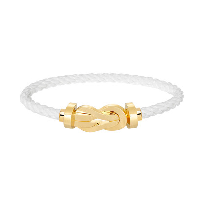 [Baslove]CHANCE GROSSES 8-FACH-ARMBAND MIT SCHNALLE, KEIN DIAMANT, GOLD