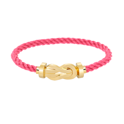 [Baslove]CHANCE GROSSES 8-FACH-ARMBAND MIT SCHNALLE, KEIN DIAMANT, GOLD