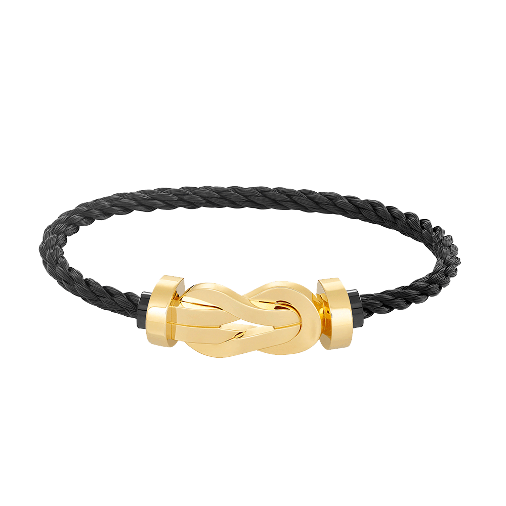 [Baslove]CHANCE GROSSES 8-FACH-ARMBAND MIT SCHNALLE, KEIN DIAMANT, GOLD