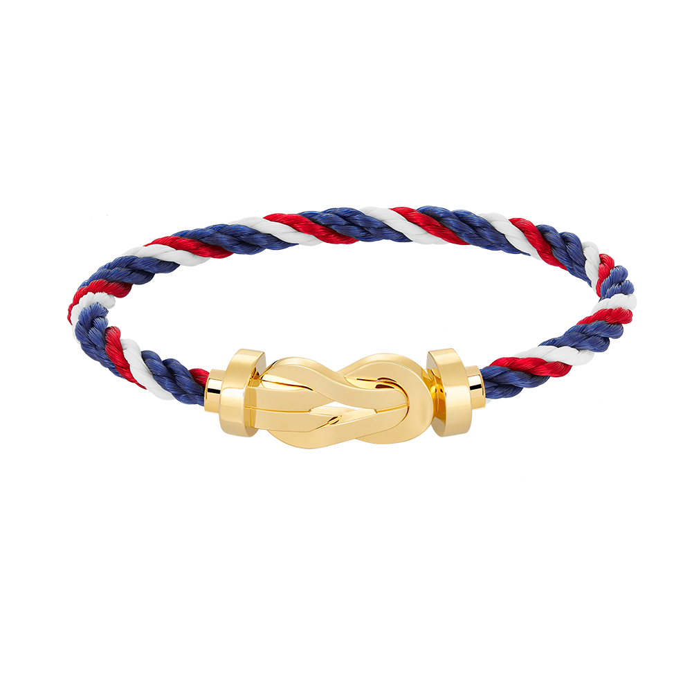 [Baslove]CHANCE GROSSES 8-FACH-ARMBAND MIT SCHNALLE, KEIN DIAMANT, GOLD
