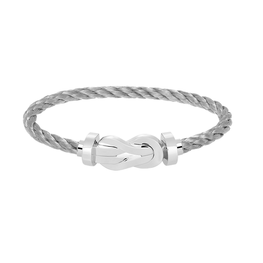 [Baslove]Chance große 8 Figur Schnalle keine Diamant Armband Silber