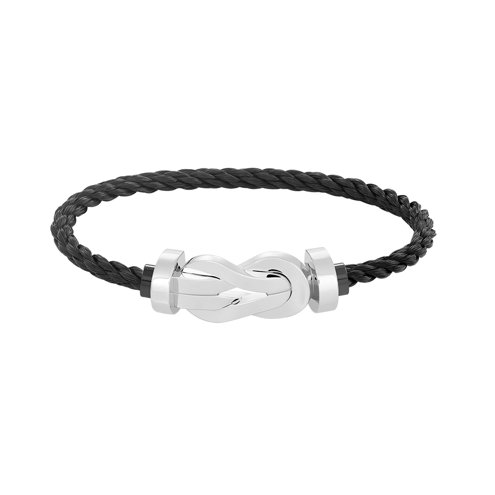 [Baslove]Chance große 8 Figur Schnalle keine Diamant Armband Silber