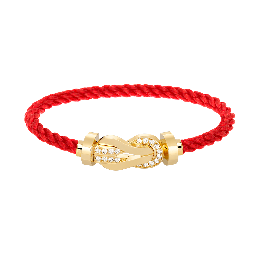 [Baslove]CHANCE GROSSES 8-FACH-SCHNALLE-HALBDIAMANT-ARMBAND GOLD