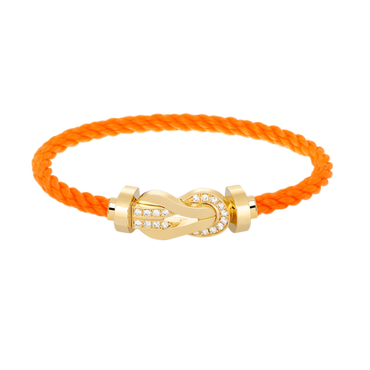 [Baslove]CHANCE GROSSES 8-FACH-SCHNALLE-HALBDIAMANT-ARMBAND GOLD