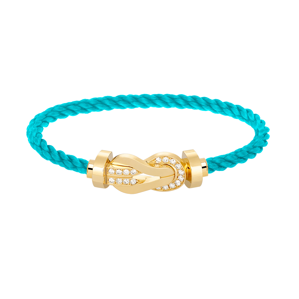 [Baslove]CHANCE GROSSES 8-FACH-SCHNALLE-HALBDIAMANT-ARMBAND GOLD