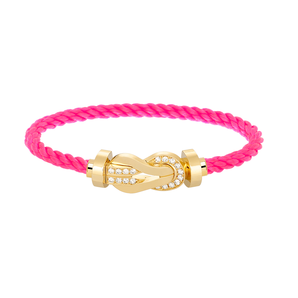 [Baslove]CHANCE GROSSES 8-FACH-SCHNALLE-HALBDIAMANT-ARMBAND GOLD