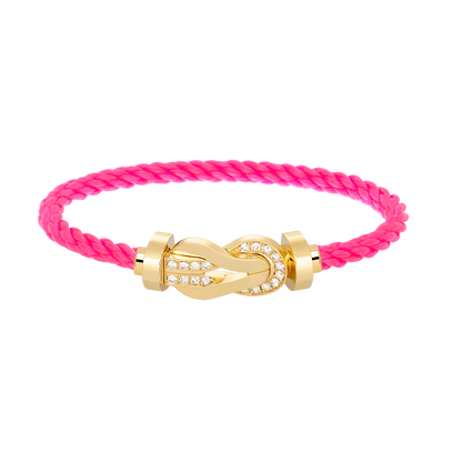 [Baslove]CHANCE GROSSES 8-FACH-SCHNALLE-HALBDIAMANT-ARMBAND GOLD