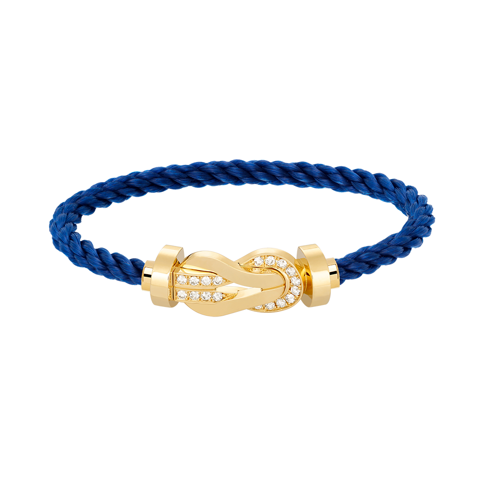 [Baslove]CHANCE GROSSES 8-FACH-SCHNALLE-HALBDIAMANT-ARMBAND GOLD