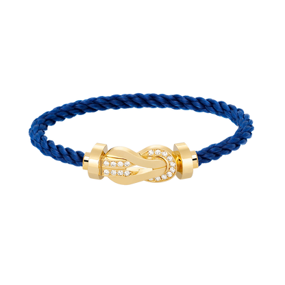 [Baslove]CHANCE GROSSES 8-FACH-SCHNALLE-HALBDIAMANT-ARMBAND GOLD