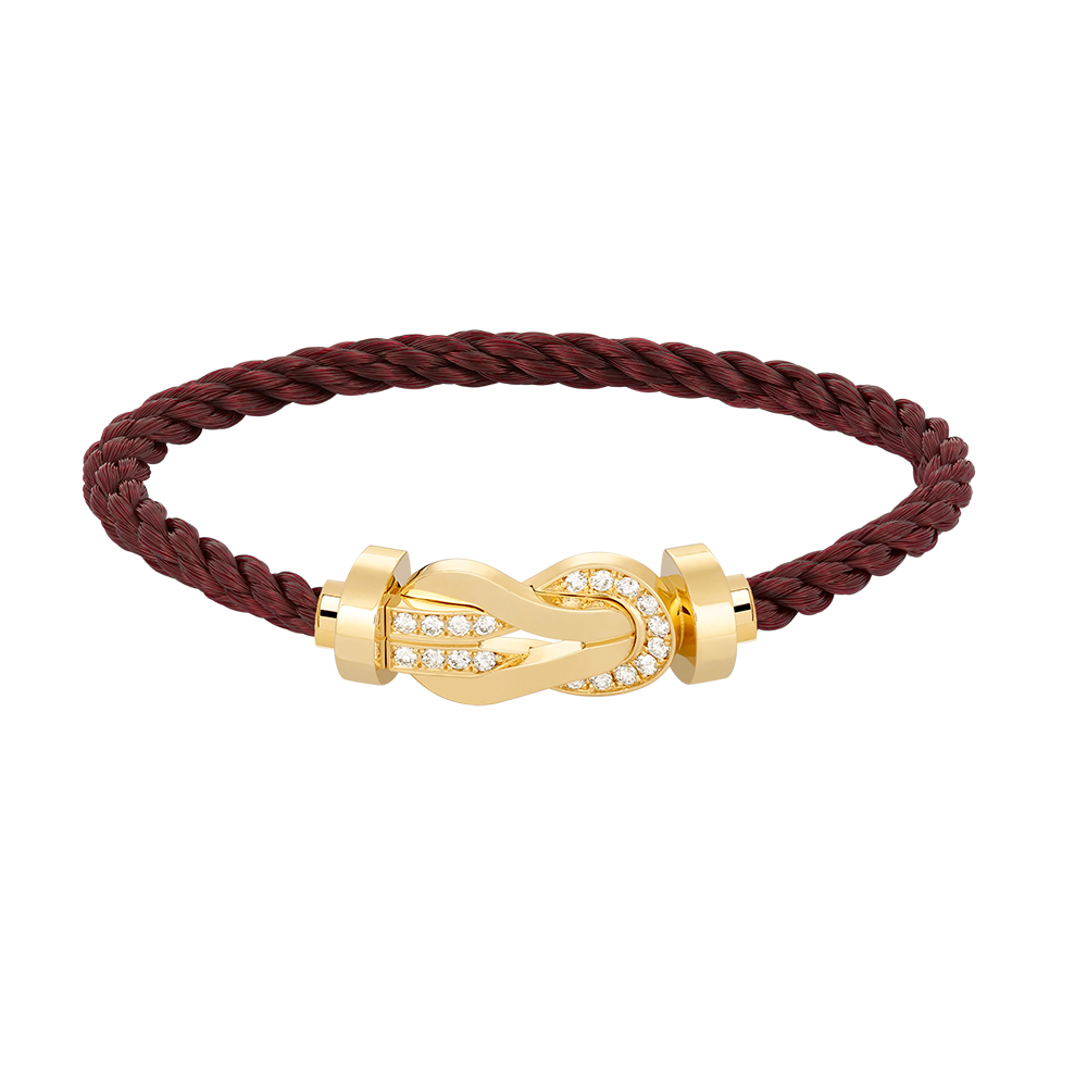 [Baslove]CHANCE GROSSES 8-FACH-SCHNALLE-HALBDIAMANT-ARMBAND GOLD