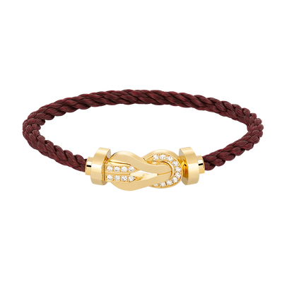 [Baslove]CHANCE GROSSES 8-FACH-SCHNALLE-HALBDIAMANT-ARMBAND GOLD