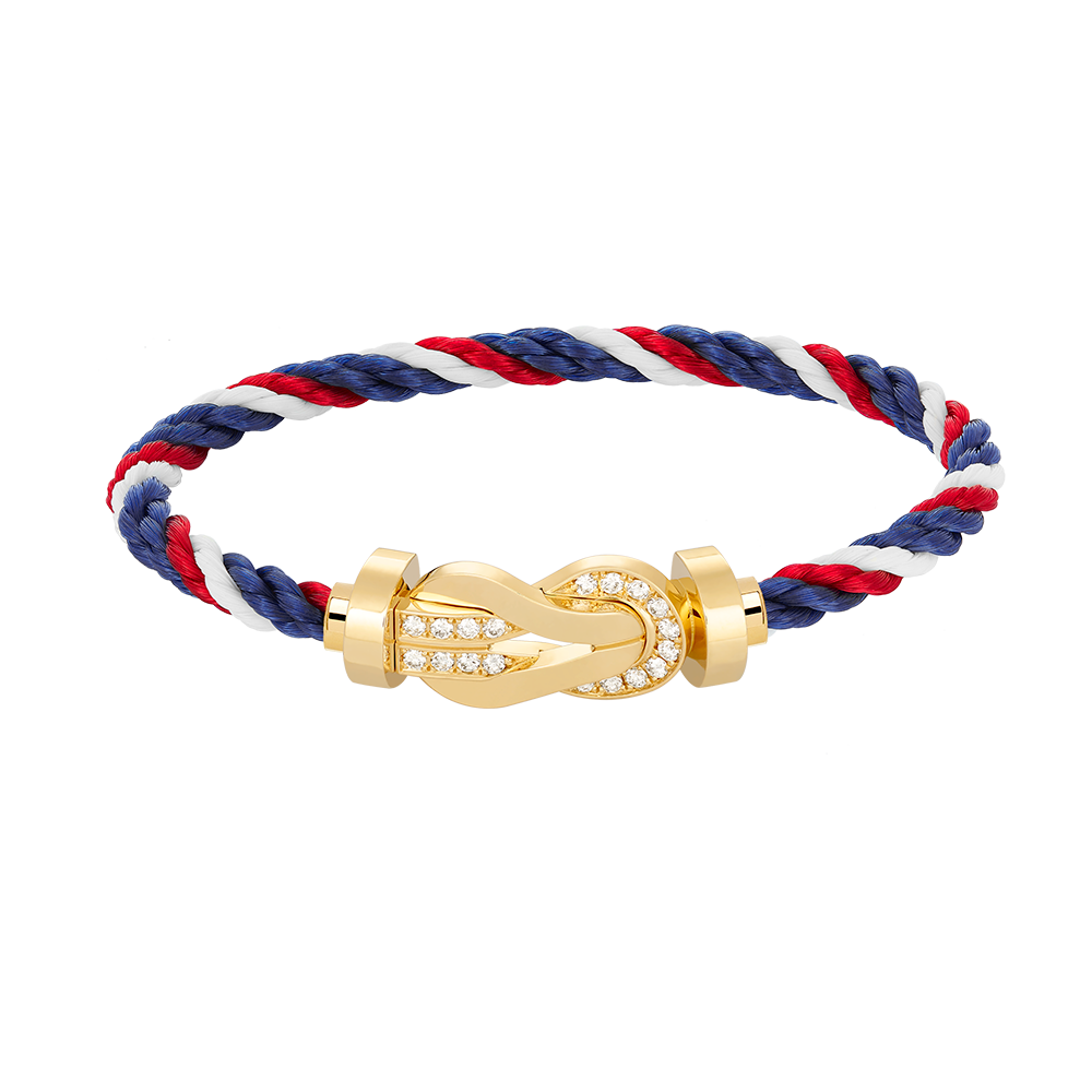 [Baslove]CHANCE GROSSES 8-FACH-SCHNALLE-HALBDIAMANT-ARMBAND GOLD