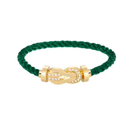 [Baslove]CHANCE GROSSES 8-FACH-SCHNALLE-HALBDIAMANT-ARMBAND GOLD