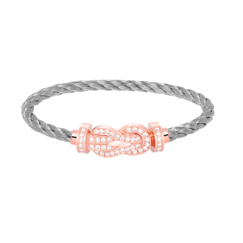 [Baslove]CHANCE GROSSES 8-FACH-ARMBAND MIT VOLLEN DIAMANTEN IN ROSÉGOLD