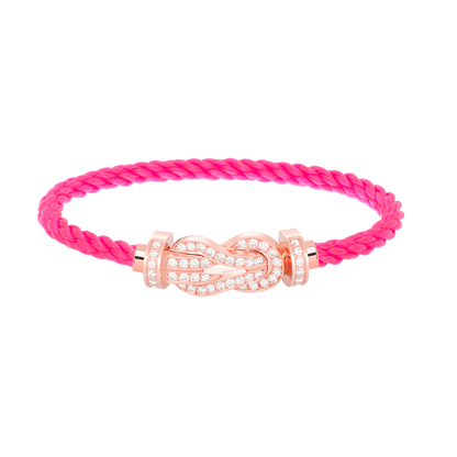 [Baslove]CHANCE GROSSES 8-FACH-ARMBAND MIT VOLLEN DIAMANTEN IN ROSÉGOLD