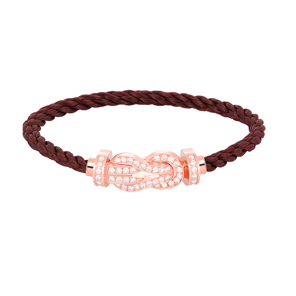 [Baslove]CHANCE GROSSES 8-FACH-ARMBAND MIT VOLLEN DIAMANTEN IN ROSÉGOLD