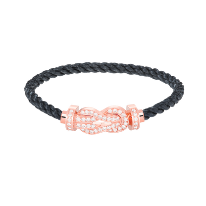 [Baslove]CHANCE GROSSES 8-FACH-ARMBAND MIT VOLLEN DIAMANTEN IN ROSÉGOLD
