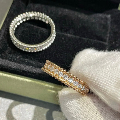 [Baslove] PERLEE DIAMANT ROSÉGOLDRING