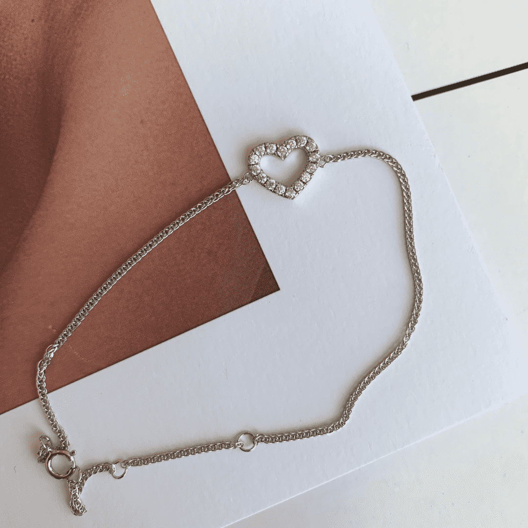 [Violet JW]Heart Shape Lover Bracelet