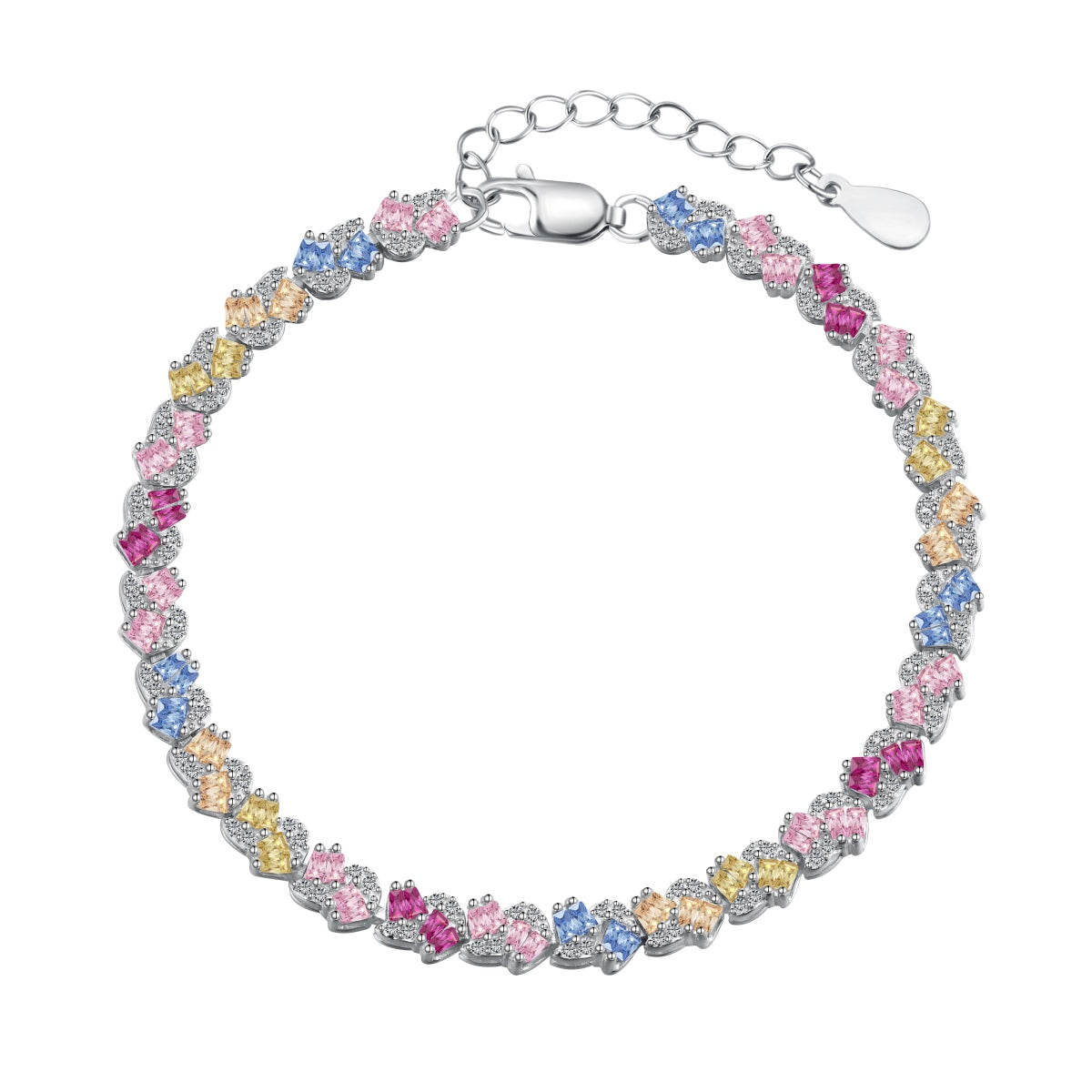 [Baslove] Verziertes buntes Party-Armband in Blumenform