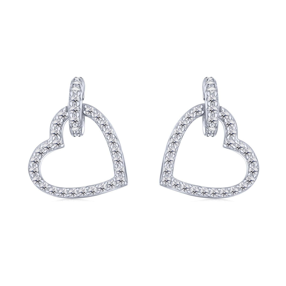 [Violet JW]Dainty Heart Shape Earrings