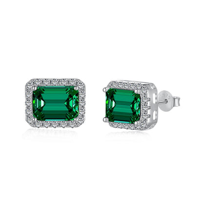 [Violet JW]Luxurious Dainty Emerald Cut Banquet Earrings