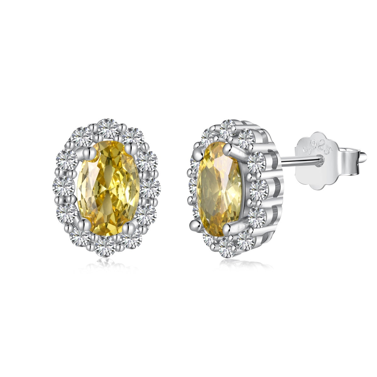 [Violet JW]Delicate Unique Oval Cut Daily Earrings