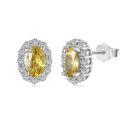 [Violet JW]Delicate Unique Oval Cut Daily Earrings