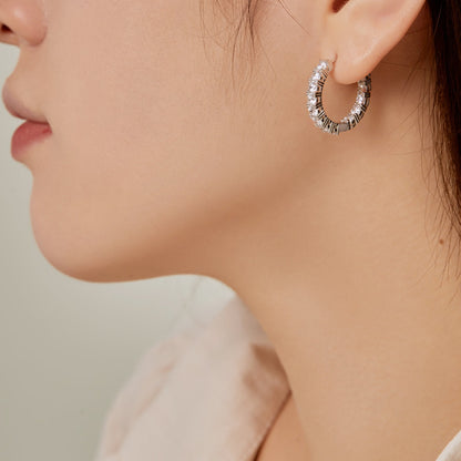 [Violet JW]Unique Round Cut Daily Earrings
