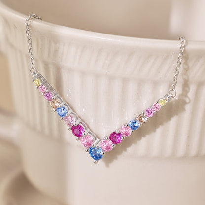 [Violet JW]Ornate Round Cut Necklace
