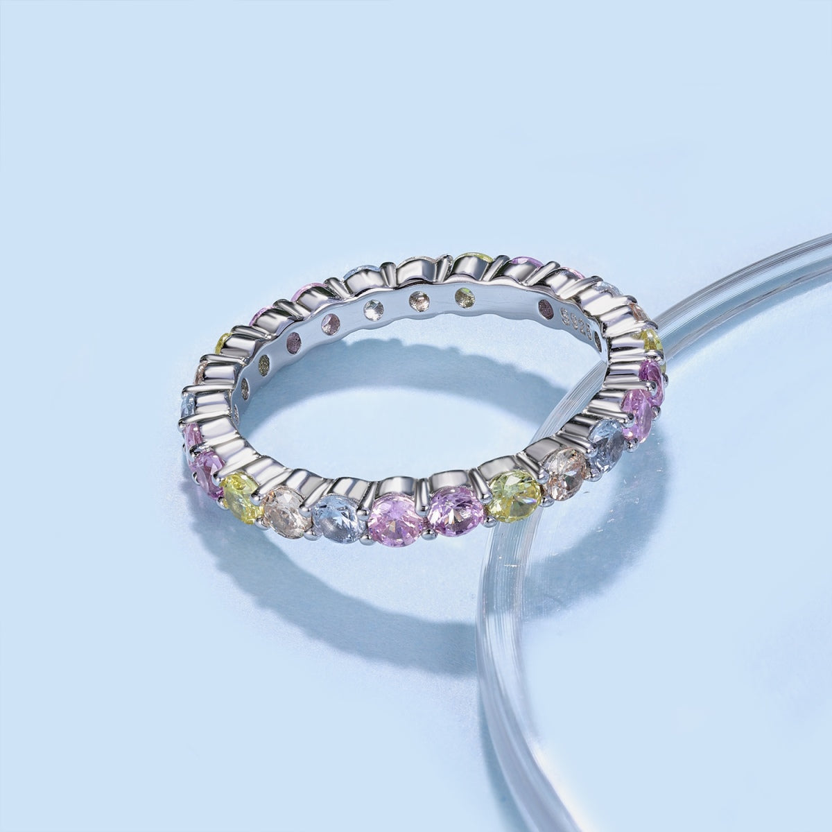 [Violet JW]Dazzling Resplendent Round Cut Party Ring