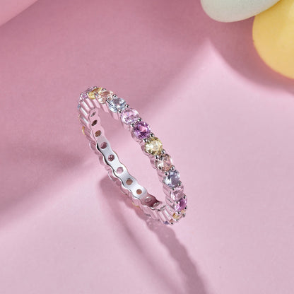 [Violet JW]Dazzling Resplendent Round Cut Party Ring