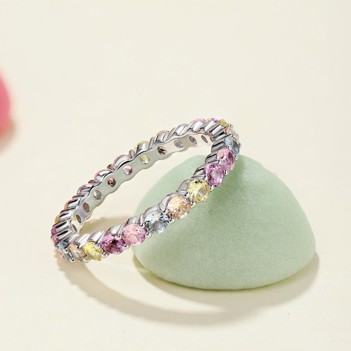[Violet JW]Dazzling Resplendent Round Cut Party Ring