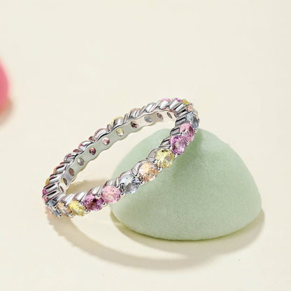 [Violet JW]Dazzling Resplendent Round Cut Party Ring