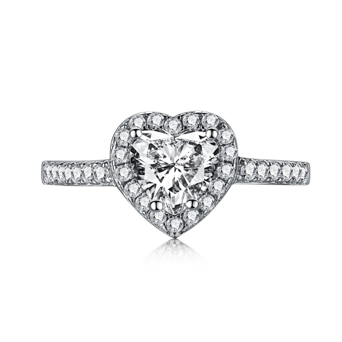 [Baslove]Eternity Spritziger romantischer Ring in Herzform für Liebhaber