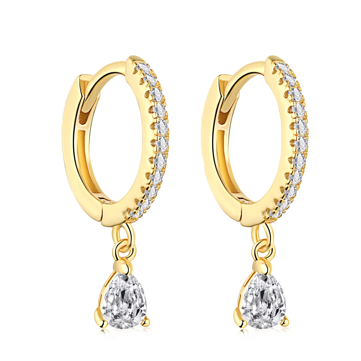 [Violet JW]Luxurious Geometric Drop Earrings