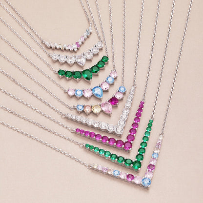 [Violet JW]Ornate Round Cut Necklace