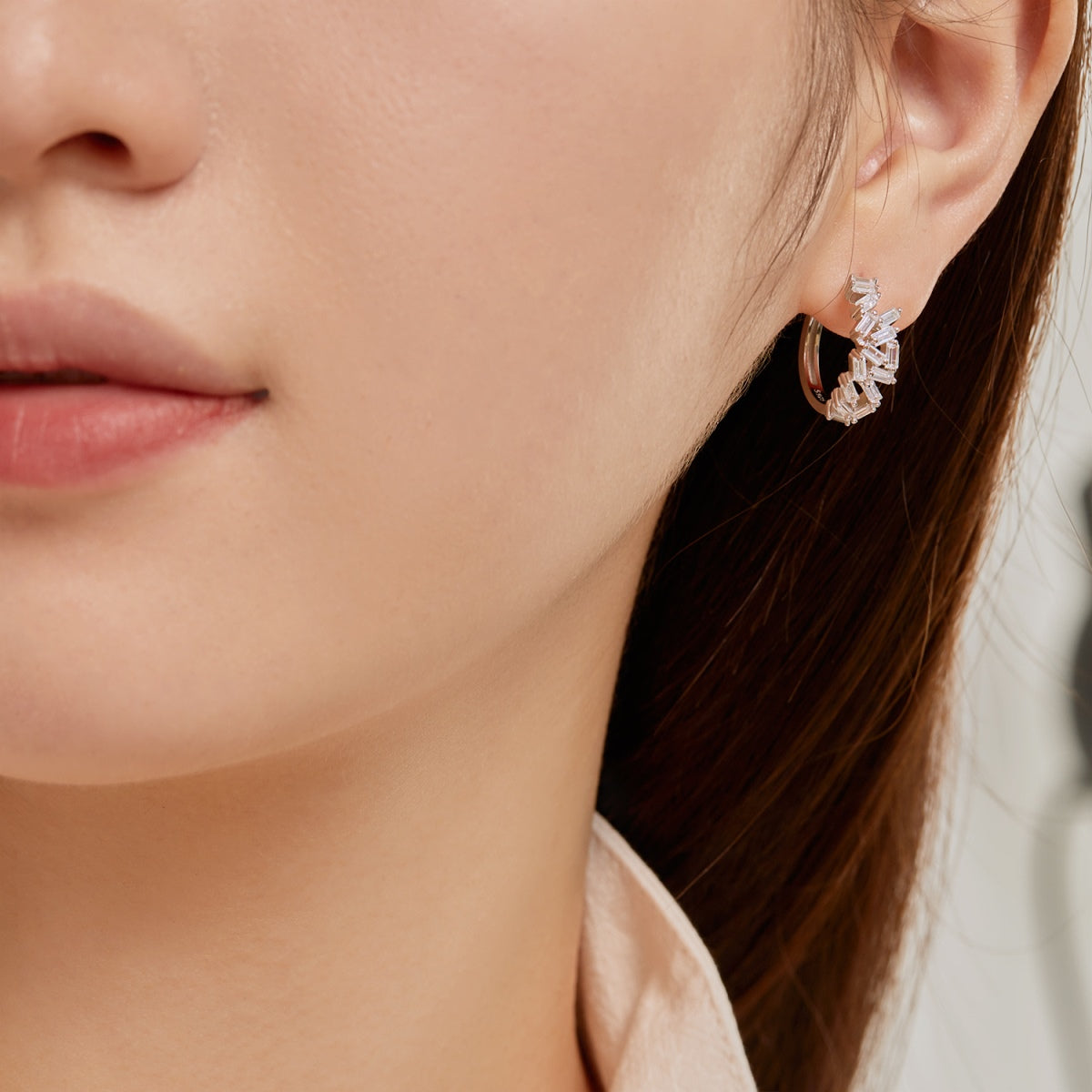 [Violet JW]Dazzling Colorful Emerald Cut Daily Earrings