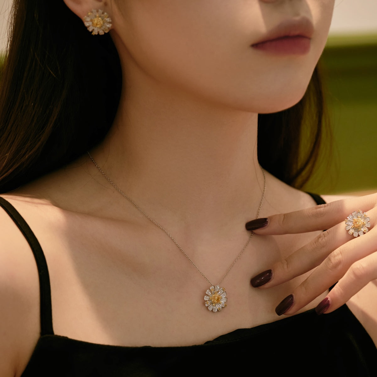 [Violet JW]Exquisite Daisy Necklace