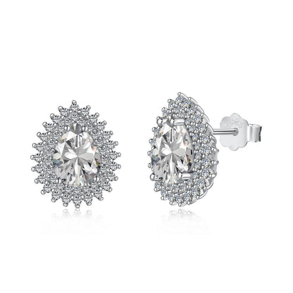 [Violet JW]Delicate Gorgeous Pear Cut Daily Earrings