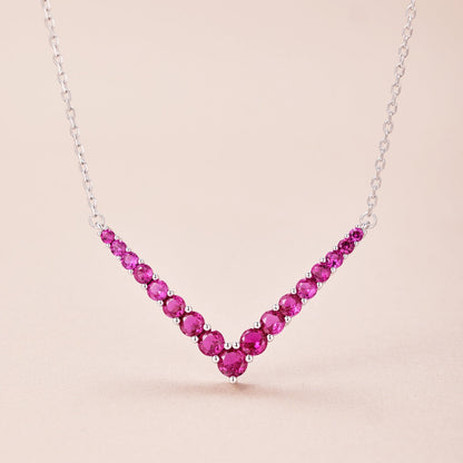 [Violet JW]Ornate Round Cut Necklace