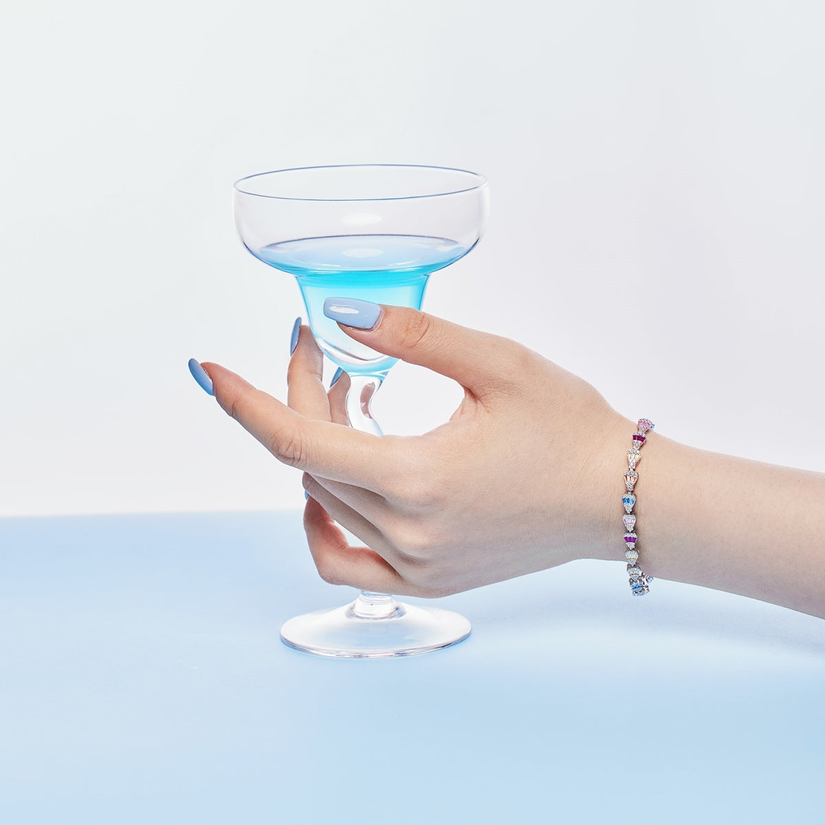 [Violet JW]Radiant Water Drop Shape Daily Bracelet