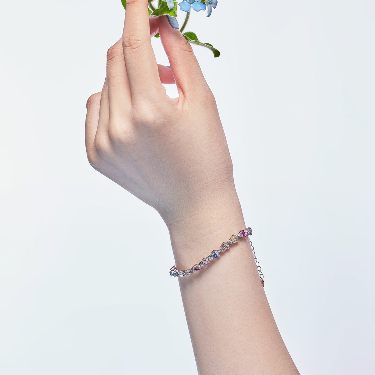 [Violet JW]Radiant Water Drop Shape Daily Bracelet