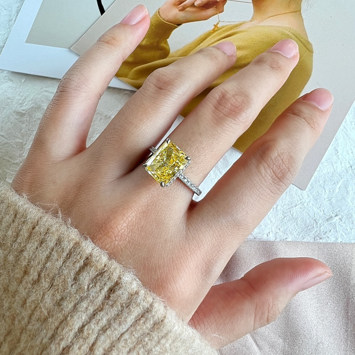 [Violet JW]4.0 Carat Luxurious Engagement Ring