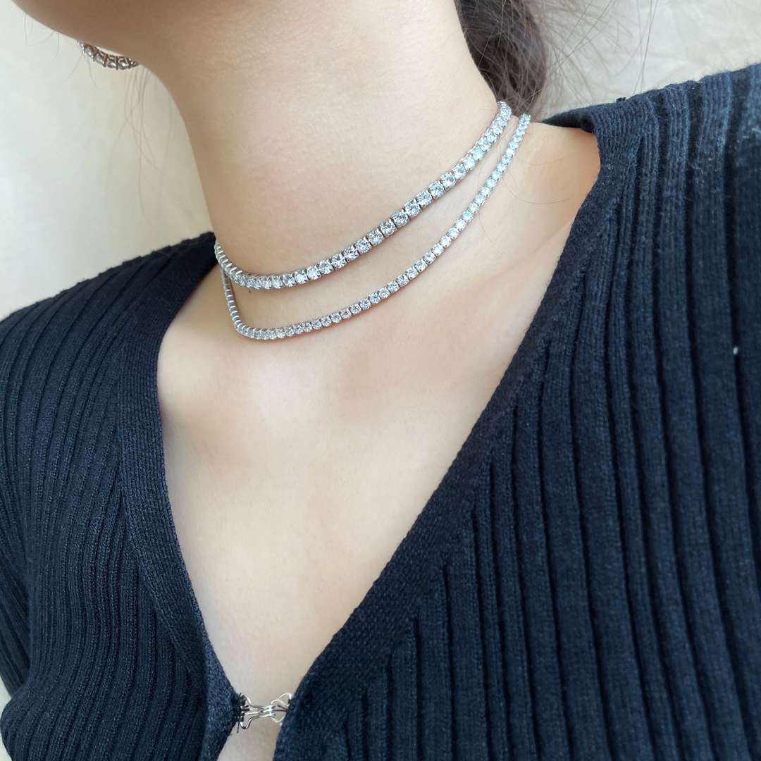 [Violet JW]Elegant Tennis Chain Necklace