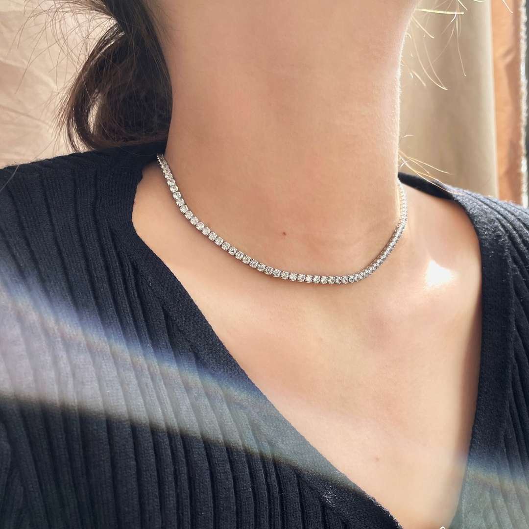 [Violet JW]Elegant Tennis Chain Necklace