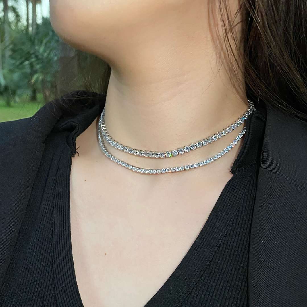 [Violet JW]Elegant Tennis Chain Necklace