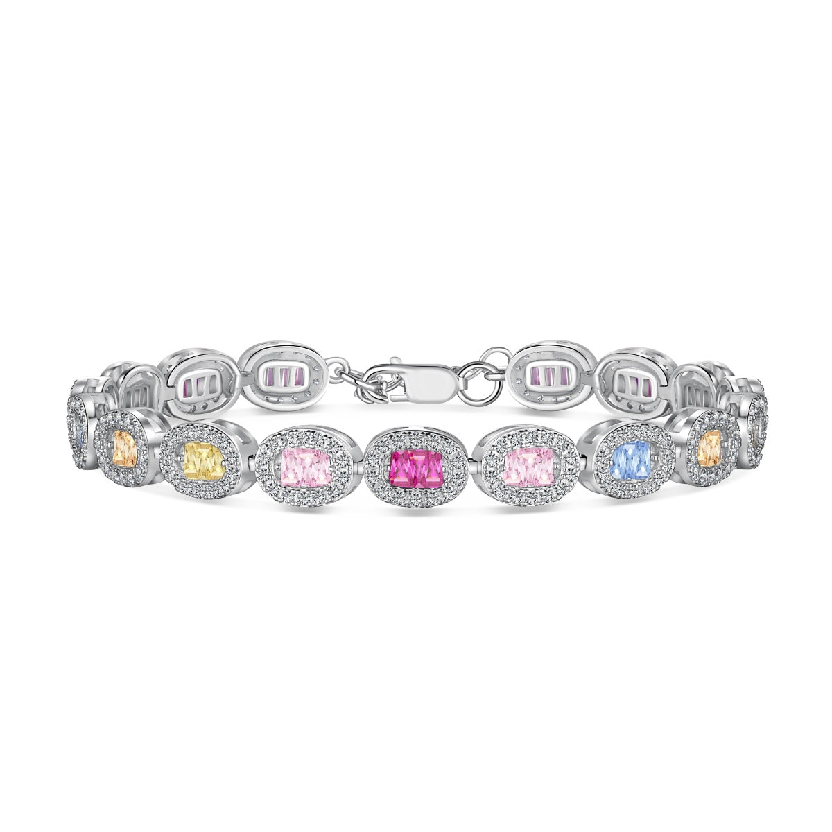 [Violet JW]Exquisite Ornate Emerald Cut Daily Bracelet