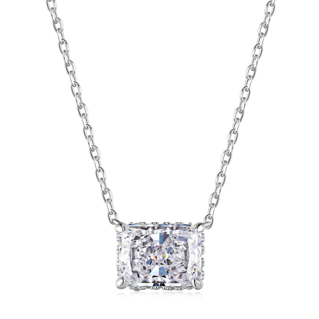 [Violet JW]Luxurious Square Shape Colorful Necalack