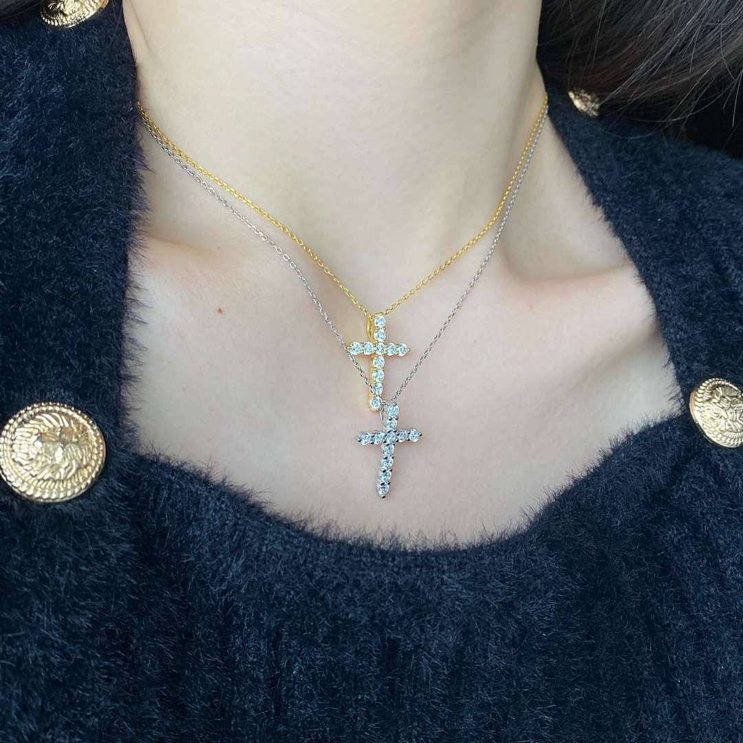 [Violet JW]Unique Cross Shape Necklace